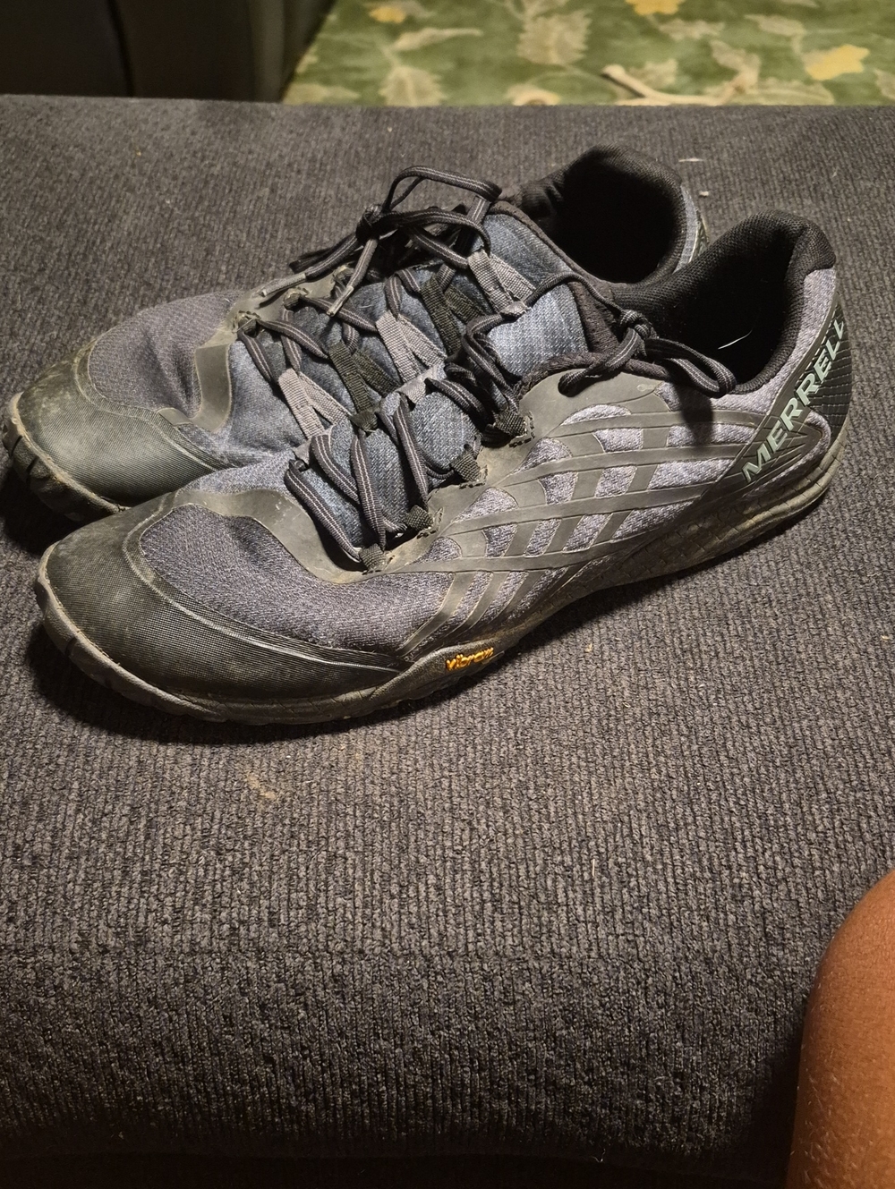Merrell Men’s Black Low-Profile Trail Running Shoes